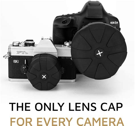 KUVRD Universal Lens Cap 2.0 - Fits 99% DSLR Lenses, Element Proof, Lifetime Coverage, Micro & Magnum (Bundle), 8-Pack